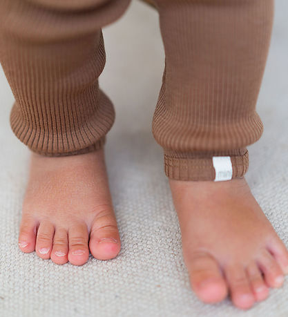 Minimalisma Leggings - Rib - Wool - Arona - Toffee