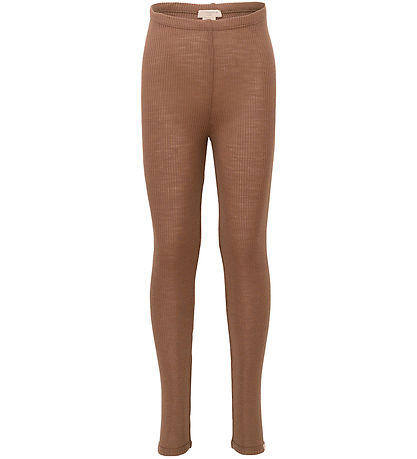 Minimalisma Leggings - Rib - Wool - Arona - Toffee