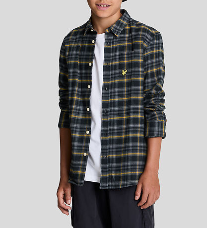 Lyle & Scott Shirt - Tartan - Jet Black