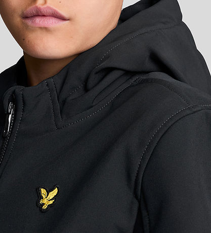 Lyle & Scott Softshell Jacket w. Fleece - Jet Black
