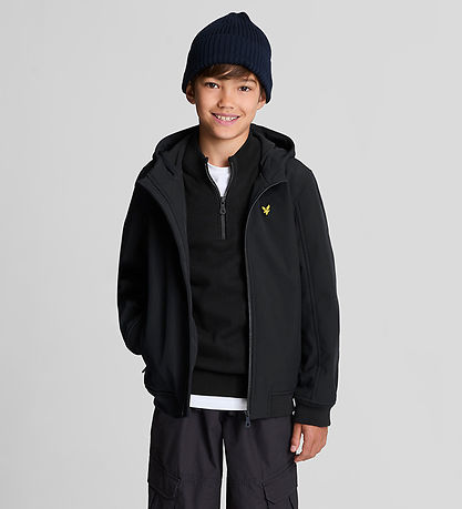 Lyle & Scott Softshell Jacket w. Fleece - Jet Black