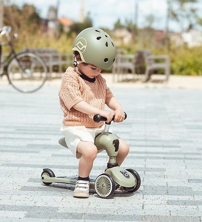 Scoot and Ride Highway Kick 1 - Olive
