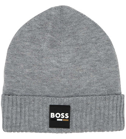 BOSS Beanie - Knitted - Grey Melange