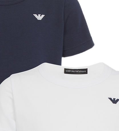 Emporio Armani T-shirts - 2er-Pack - Navy/Weiß
