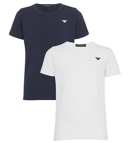 Emporio Armani T-shirts - 2er-Pack - Navy/Weiß