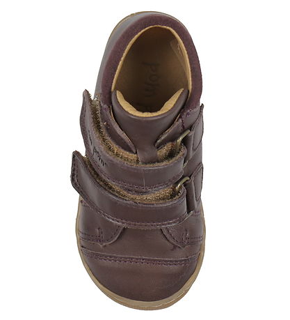 Pom Pom Prewalker - Starters Velcro - Deep Rouge