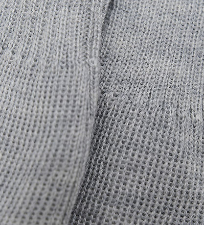 Huttelihut Mittens - Wool - Knitted - Medium+ Grey Melange