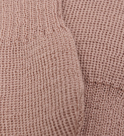 Huttelihut Mittens - Wool - Knitted - Mahogany Rose