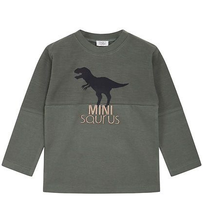 Hust and Claire Bluse - Anton - Kiefernnadel m. Dinosaurier