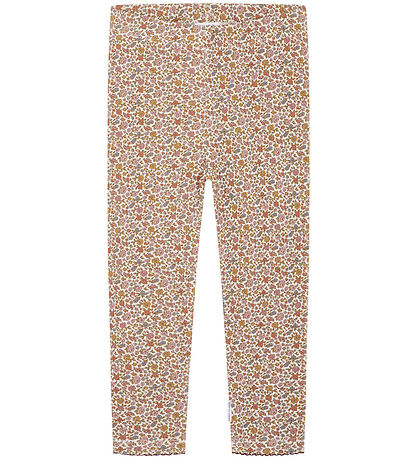 Hust and Claire Leggings - Våffeltyg - Lamia - Havremjölk m. Blo