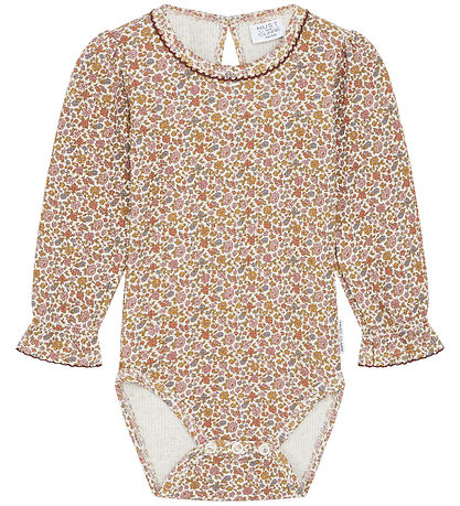 Hust and Claire Body L/æ - Våffeltyg - Beatrix - Havremjölk m. B