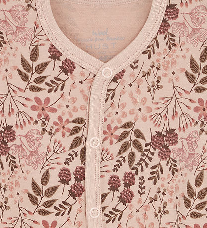 Hust and Claire Nightsuit - Wool/Bamboo - Manu - Rose Cloud w. B