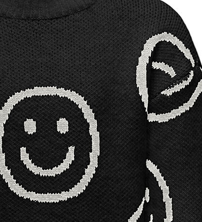 Kids Only Blússa - Prjónað - KogHappie - Black/Cloud Dansari Hap