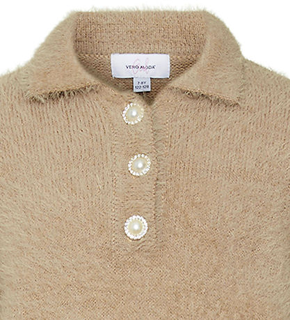 Vero Moda Girl Blouse - Knitted - VmBess - Silver Mink