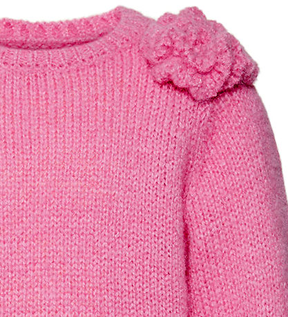 Vero Moda Girl Blússa - Prjónað - VmAdia - Fuchsia Bleikt M. Bló