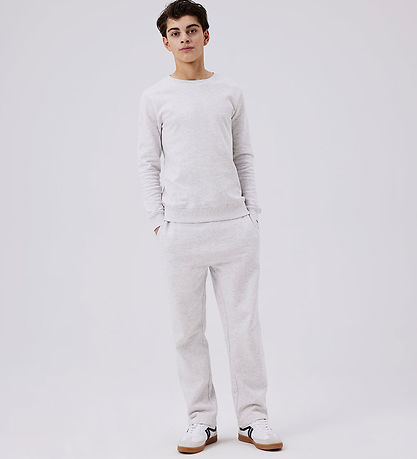LMTD Sweatpants - Noos - NlnNizu - Light Grey Melange