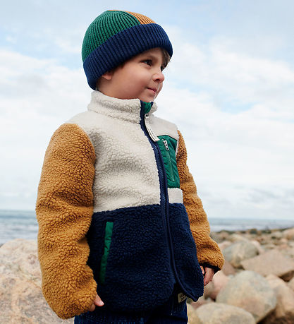 Liewood Fleece Jacket - Nolan - Classic Navy Multi Mix