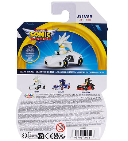 Sonic Bíll - 1:64 - Silfur