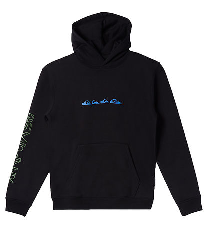 Quiksilver Kapuzenpullover - Grafik - Schwarz m. Print