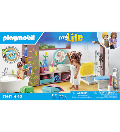 Playmobil My Life - Badeværelse - 71611 - 55 Onderdelen