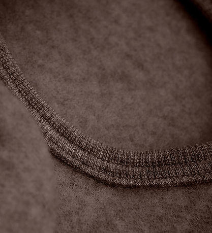 Huttelihut Balaclava - Wool fleece - Single Layer - Brown Melang