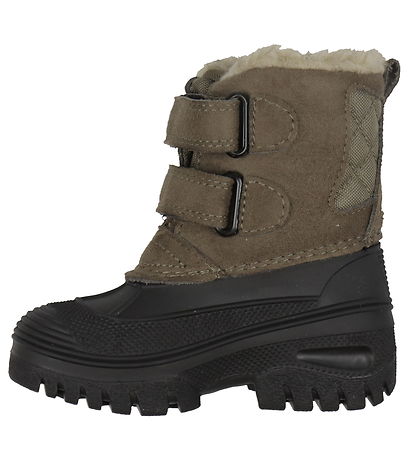En Fant Vinterkängor - Lättvikts Velcro - Furu Bark