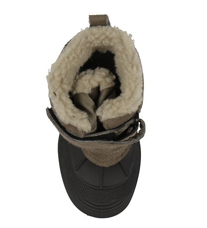 En Fant Vinterkängor - Lättvikts Velcro - Furu Bark