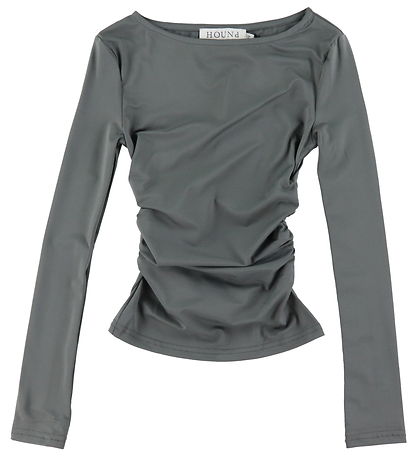 Hound Blouse - Wrinkle Top - Grey