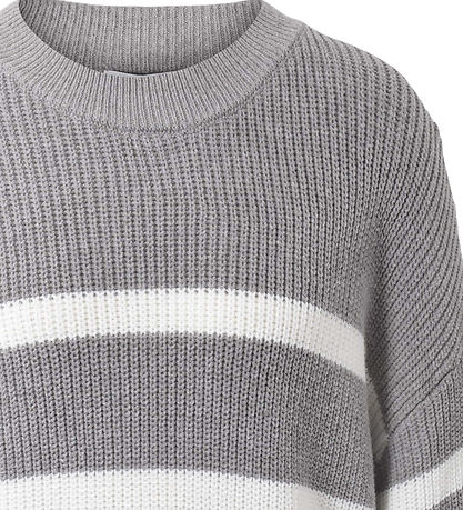 Hound Blússa - Prjónað - Stripe Prjóna - Grey