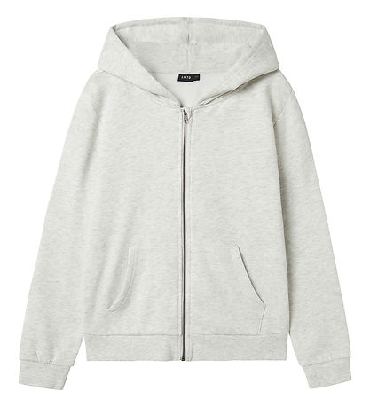 LMTD Cardigan M. Hetta - Noos - NlnNizu - Light Grey Melange