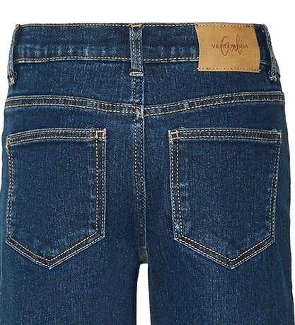Vero Moda Girl Jeans - Wide - VmDaisy - Dark Blue Denim