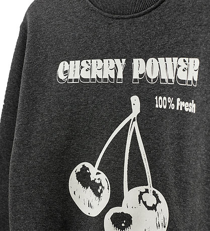 Sweat-shirt Sofie Schnoor - Dark Grey Melange av. Imprimé