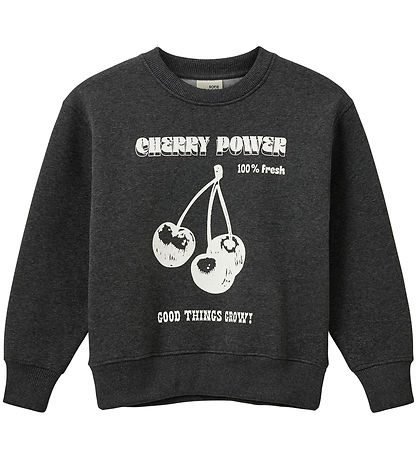Sweat-shirt Sofie Schnoor - Dark Grey Melange av. Imprimé