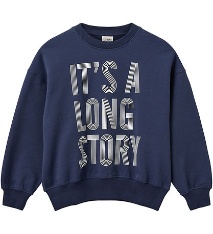 Sofie Schnoor Sweatshirt - Dark Navy w. Print