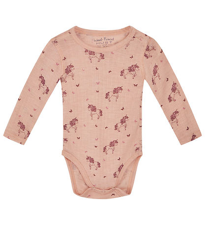 Hust and Claire Samfella L/æ - Ull/Tencel - Rib - Bocel - Rose C