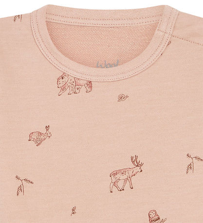 Hust and Claire Samfella L/æ - Ull/Bambus - Baloo - Rose Cloud M