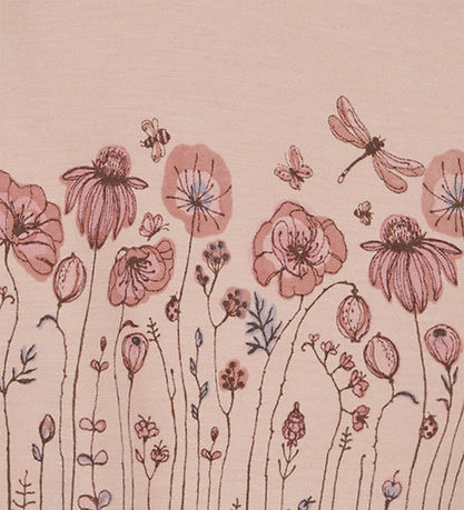 Hust and Claire Samfella L/æ - Ull/Bambus - Baloo - Rose Cloud M
