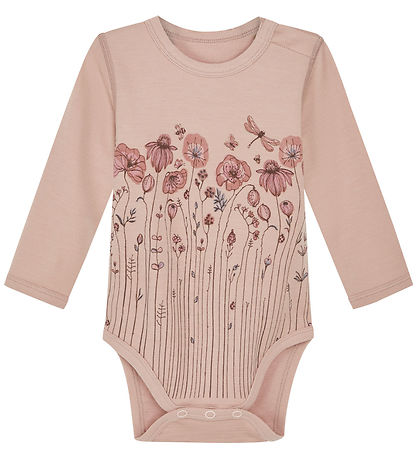 Hust and Claire Samfella L/æ - Ull/Bambus - Baloo - Rose Cloud M