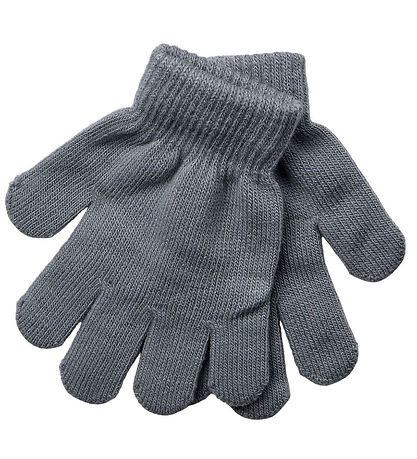 Sofie Schnoor Beanie/Gloves - Knitted - Grey Melange