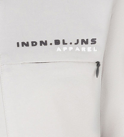 Indian Blue Jeans T-shirt - Pocket Zip - Grey