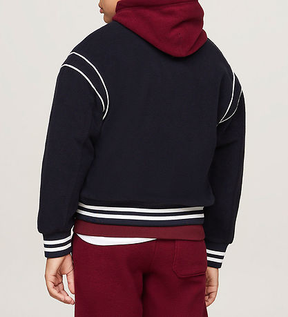 Tommy Hilfiger Fleecejacke - U Polar Fleece Bomber - Desert Sky