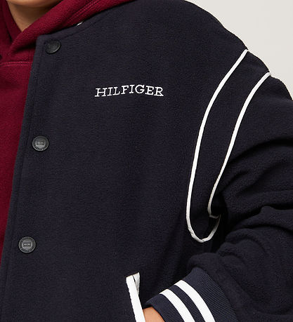 Tommy Hilfiger Fleecejacke - U Polar Fleece Bomber - Desert Sky