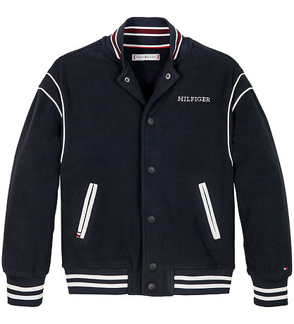 Tommy Hilfiger Fleecejacke - U Polar Fleece Bomber - Desert Sky