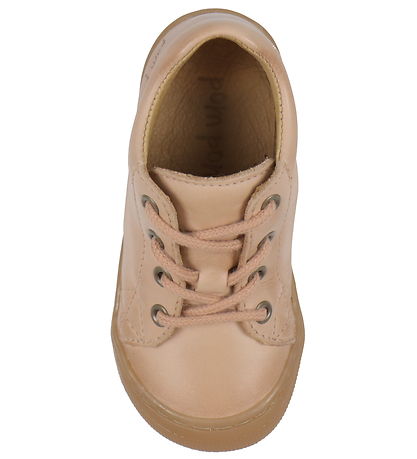 Pom Pom Fyrstu skórnir - First Sport Lace - Gamalt Rose