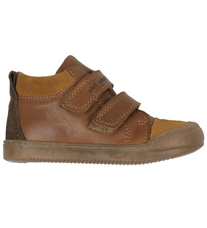 Pom Pom Shoe - Sneaker Velcro - Dark Camel