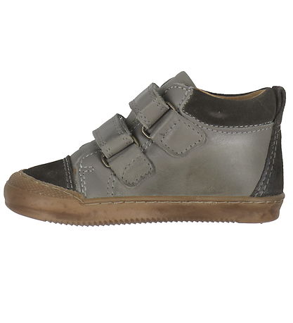 Pom Pom Shoe - Sneaker Velcro - Dark Forest