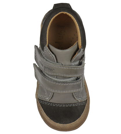 Pom Pom Shoe - Sneaker Velcro - Dark Forest
