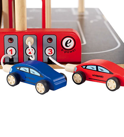 Hape Bílabraut - Leggðu og farðu Garage