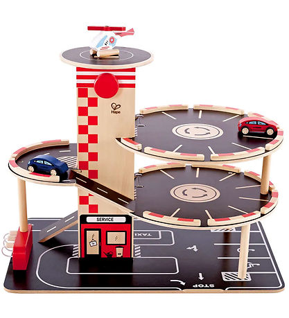 Hape Bílabraut - Leggðu og farðu Garage