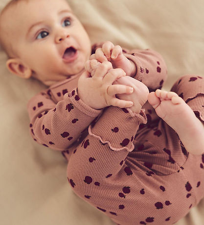 Müsli Leggings - Rib - Apple - Daydream/Cabernet/Bark